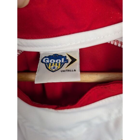Banamex Jersey Football Shirt Red White Embroidered Patch Gool Brand Size Large - Picture 4 of 7